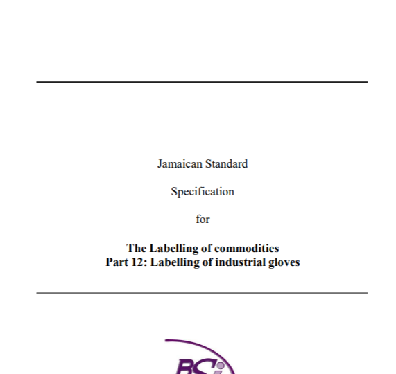 JS 1: Part 12: 1983 (2017) – The labelling of commodities. Part 12: The labelling of industrial gloves