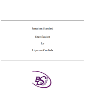 JS 211: 1992 (2017) - Liqueurs/Cordials