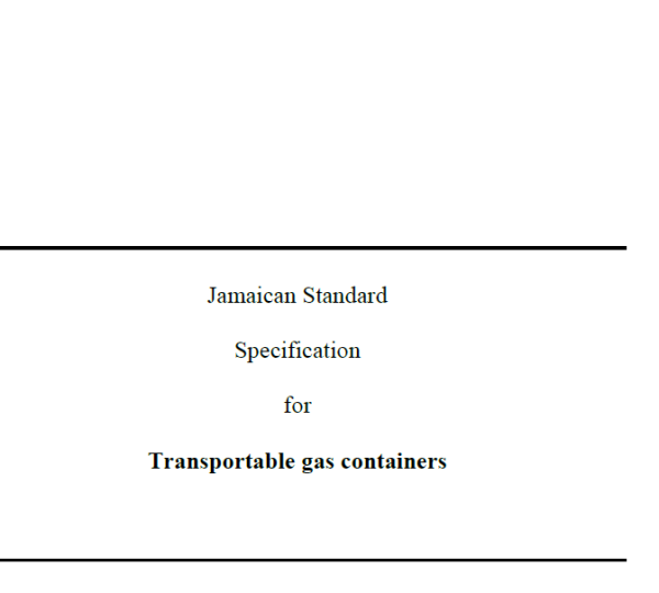 JS 25: 2018 – Transportable gas containers