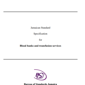JS 327 : 2014 - Blood banks and transfusion services