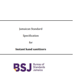 JS 351: 2020  -  Jamaican Standard Specification for Instant hand sanitizers