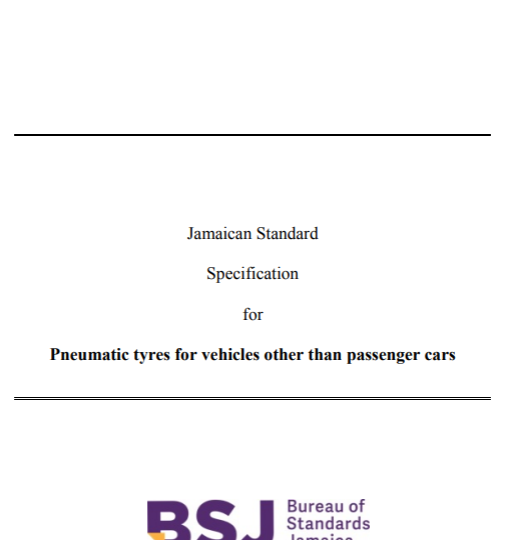 JS 269 : 2018 – Pneumatic tyres for vehicles other than passenger cars