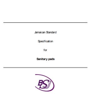 JS 176: 1989  - Sanitary pads