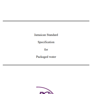 JS CRS 1 : 2010 - Packaged water